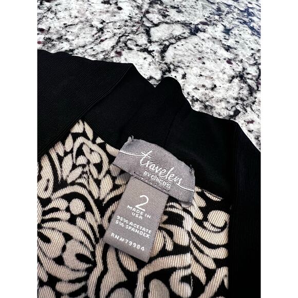 Chico’s Travelers coat jacket size 2 top layer - Picture 5 of 7